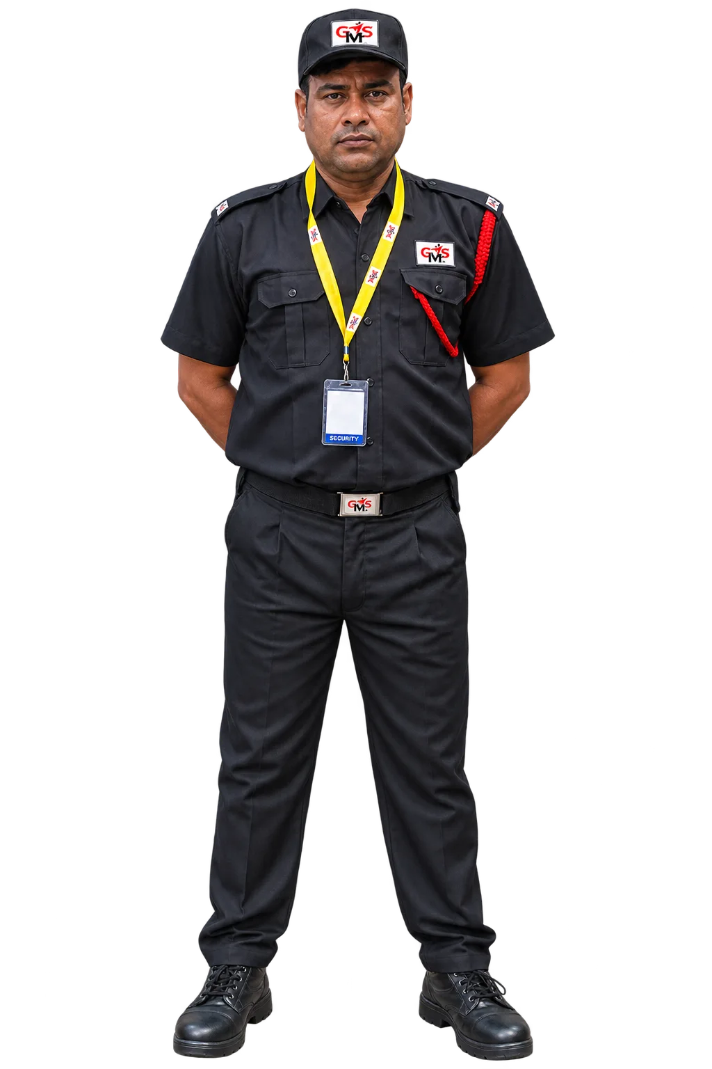 GMS security guard on duty