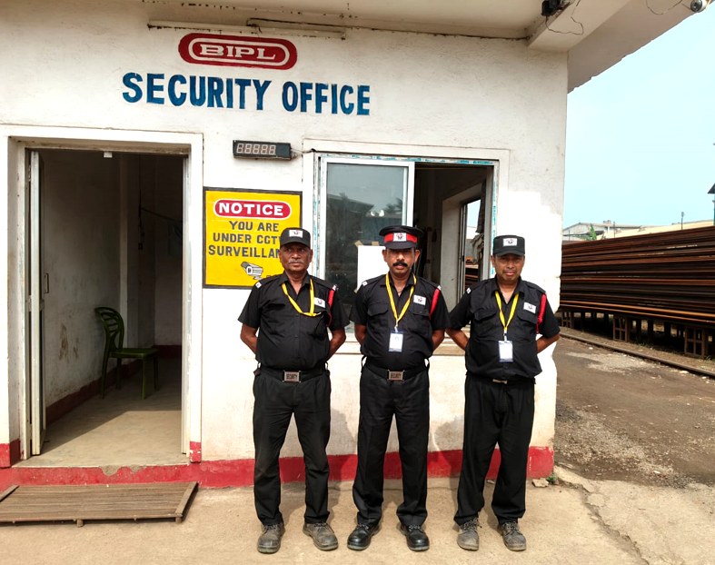 GMS security personnel on duty
